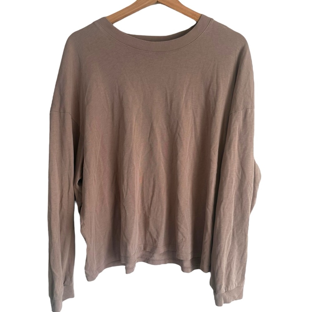 Madewell Plus Supima Cotton Essential Long-Sleeve Tee Size XXL - Picture 2 of 4